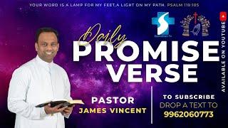 SEPTEMBER - 9 TH | DAILY PROMISE VERSE | PASTOR. D JAMES VINCENT | ESTHER PRAYER HOUSE