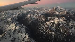 VUELO LATAM Boeing 787-9 EZEIZA/ SANTIAGO L IMPRESIONANTES VISTAS CORDILLERA