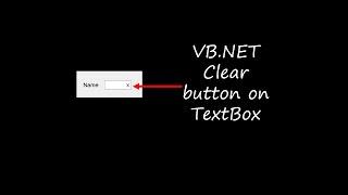 VB.NET Clear button on TextBox