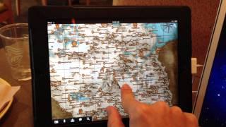 Skyrim map app - Dragon Shout App on iPad