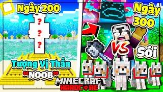 LỘC XÂY DỰNG BỨC TƯỢNG CỦA VỊ THẦN "LỘCNOOB" VÀ HÓA VÀNG THỦY CUNG | MINECRAFT SINH TỒN 1.21 TẬP 15