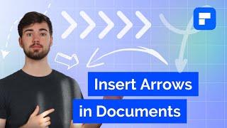How to insert Arrow in documents - Word and PDF solution