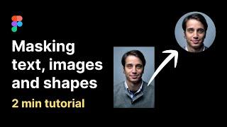 How To Mask Text, Images and Shapes in Figma