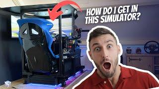 How To Enter This Sim Rig? | Sim Racing Rig Tour