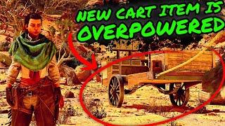 New CART is OVERPOWERED on Ark Survival Ascended in SCORCHED EARTH!!! ARMOR and CRAFTING BOOST
