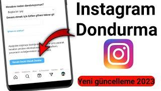 Instagram Uygulamadan Hesap Dondurma Nasil Yapilir | Yeni güncelleme 2023