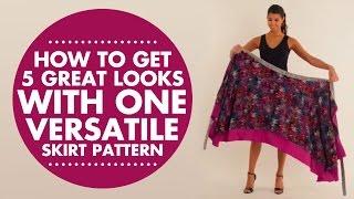 Wrap, Twist & Tie: How to Get 5 Great Looks with One Versatile Skirt Pattern