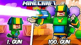 Hardcore Minecraft'ta BRAWL STARS LEON Olarak 100 Gün Geçirmemin Hikayesi...