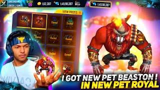 New Pet Royale I Got New Beaston Pet And New Blazing Beaston Skin Garena Free Fire