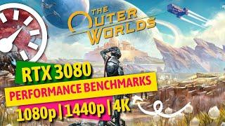 The Outer Worlds RTX 3080 Benchmarks 1080 / 1440 / 4K [ASUS ROG STRIX RTX 3080]