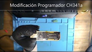 Modificación de voltaje del mini programador CH341a