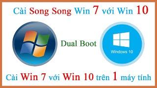 Hướng dẫn cách cài Win 7 và Win 10 song song trên 1 ổ cứng  máy tính