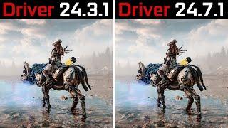 AMD Driver 24.3.1 vs AMD Driver 24.7.1 - Test in 7 Games (RX 580)