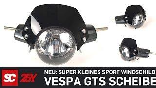 Vespa GTS Windscreen Sport with TÜV approval