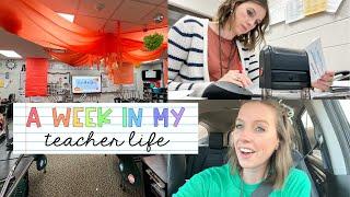 WEEK IN MY TEACHER LIFE | could this week be any busier?? 25+ parent conferences, pumpkin days