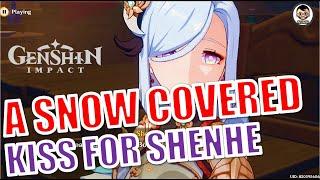 A Snow Covered Kiss for Shenhe | Of Drink A-Dreaming | Genshin Impact