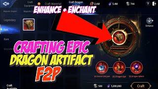 MIR4 - CRAFTING EPIC DRAGON ARTIFACT PLUS ENCHANCE and ENCHANT I F2P ONLY