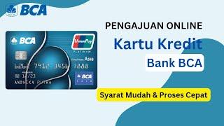 Cara daftar Kartu Kredit BCA secara online | cara apply CC BCA secara online