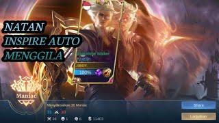 NATAN SPELL INSPIRE AUTO MANIAC #mobilelegends #natan #mlbb