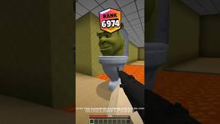 POV: player rank 1 vs rank 6974 in Minecraft #shorts #meme #memes