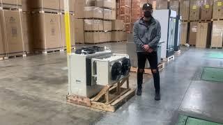 3 hp Indoor Walk-In Cooler Refrigeration System 220v Refrigeration Air Cooled Complete System