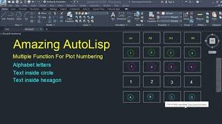 Auto Numbering and Alphabet with AutoLisp.