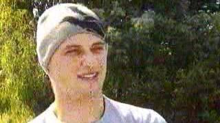 Rollerblader Shane Yost on the local Tasmanian news back in 2001.