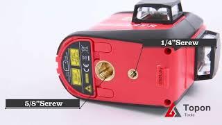 Fukuda 93T red /green line supplied from Topon Tools 3D laser level li battery