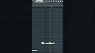 How to make dark  Guitar + Flute beats with FL studio  | FL Studio #shorts