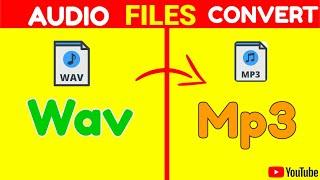 Audio Format converter | unsupported audio format | unsupported audio files convert MP3 | wav to mp3