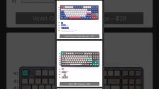 Find Budget Keycaps Easily! | hexical.me | #shorts