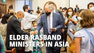 Elder Rasband Ministers in Asia