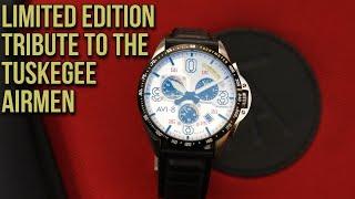 AVI-8 - P-51 MUSTANG TUSKEGEE AIRMEN Chronograph Limited Edition a Tribute to the Tuskegee Airmen