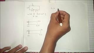 HOW TO DERIVE EQUATION IN R CIRCUIT IN INITIAL AND FINAL CONDITIONS