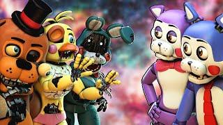 [SFM FNaF] Withered Toy Animatronics vs FNAC