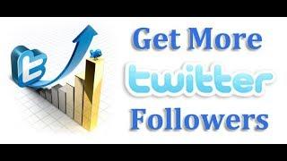 Get twitter followers for free no app needed