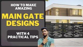 Make amazing MAIN GATE designs for your house. MS/SS || Latest Trends || practical tips with 91homes