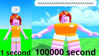 roblox every second you get _____