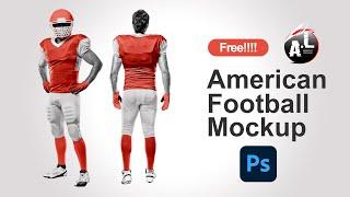 AMERICAN FOOTBALL MOCK UP