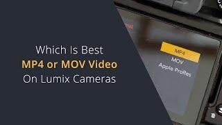 MP4 or MOV Which is Best on the Panasonic Lumix Cameras | 8 Bit Vs 10 Bit Video On Lumix Cameras