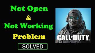 How to Fix Call of Duty Mobile App Not Working / Not Opening / Loading Problem in Android & Ios