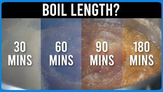 How Long Should Wort Be Boiled? | exBEERiments