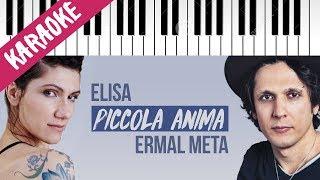 Ermal Meta feat. Elisa | Piccola Anima // Piano Karaoke con Testo
