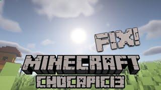 How to fix Chocapic13 shaders in Minecraft!