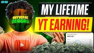 How Much Did I Earned From YouTube | Lifetime YouTube Earning Revealed!