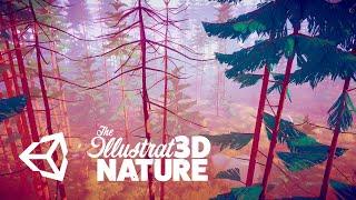 Illustrated Nature - Unity Timelapse - Pine Forest