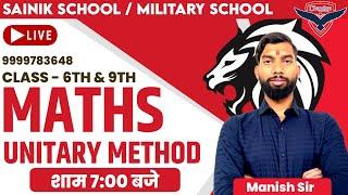 Sainik School Maths Class Unitary Method | RMS Coaching