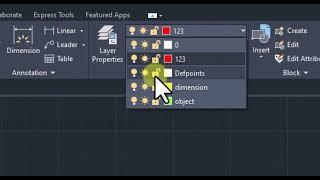 AUTOCAD LAYERS COMMAND TOOLBAR TUTORIAL IN HINDI