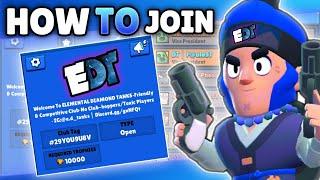 How To Join A Brawl Stars Club (EDT) | Brawl Stars #Shorts