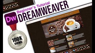 [100K views]Dreamweaver Beginner's Tutorial - Create first Webpage